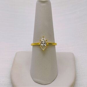 1 CT Moissanite Diamond Marquise Solitaire